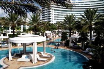 Fontainebleau Beachfront Resort Miami Beach Pool Cabanas