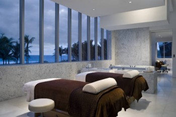 Fontainebleau Beachfront Resort Miami Beach world famous spa